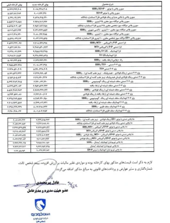 تغییرات جدید قیمت خودروهای ایران‌خودرو اعلام شد (خرداد 1404)