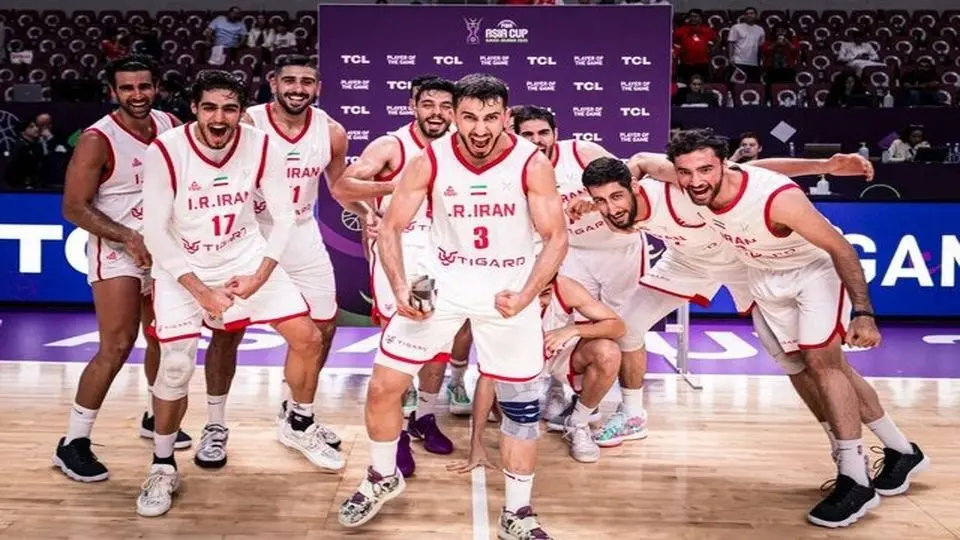 تیم ملی بسکتبال ایران در دیدار رده‌بندی مسابقات کاپ آسیا ۲۰۲۵